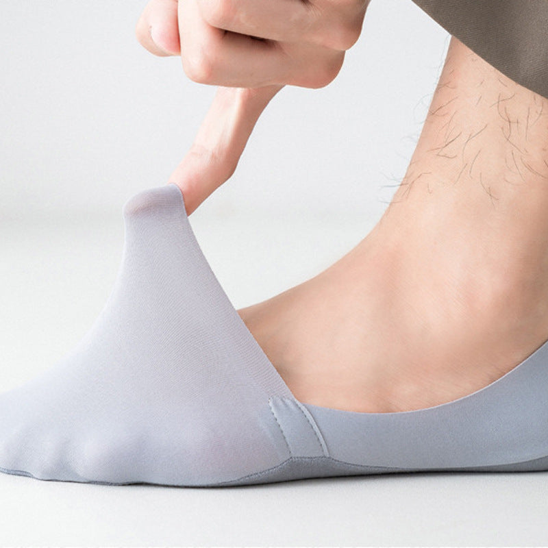 Feeluxe™ - No-Show Iced Silk Anti-Slip Socks (2+2 Free)