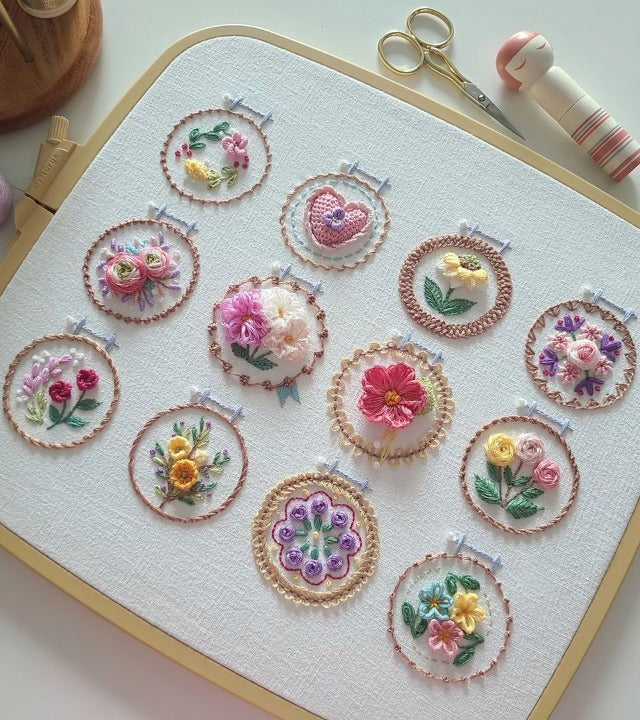 Florvenna™ – Hand-Stitched Floral Keepsake Craft Kit (50%)