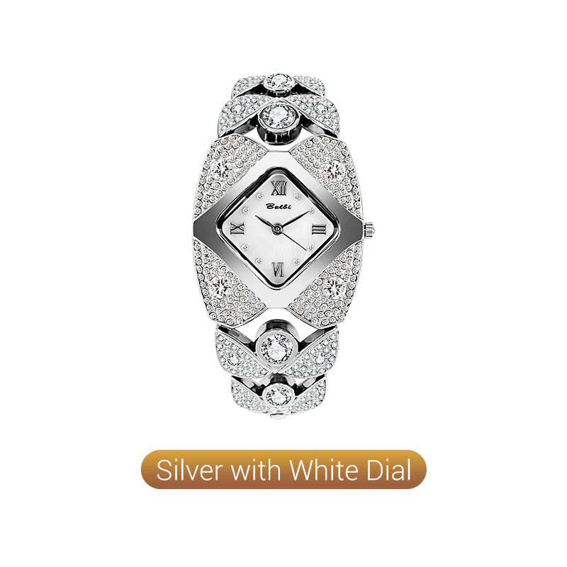 Lucelina™ – Elegant Vintage-Style Stone Watch (50% Off)