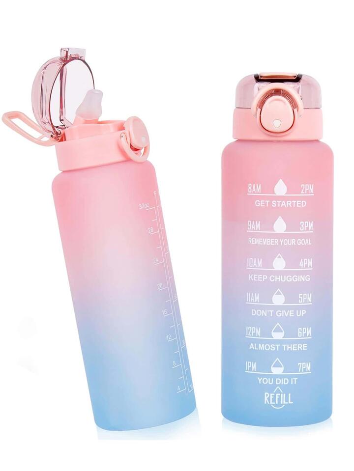 Siptique™ - 900ML Motivational Water Bottle