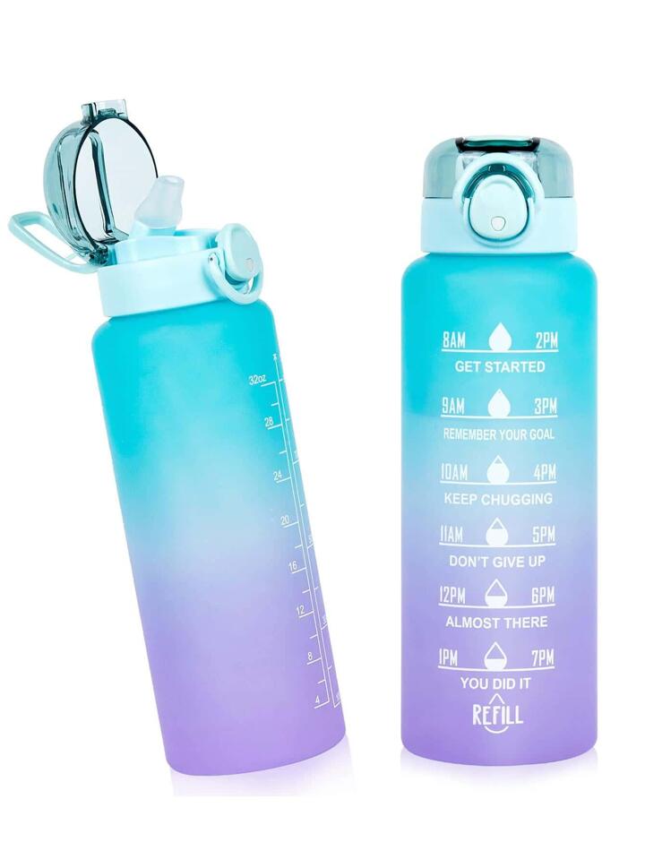 Siptique™ - 900ML Motivational Water Bottle
