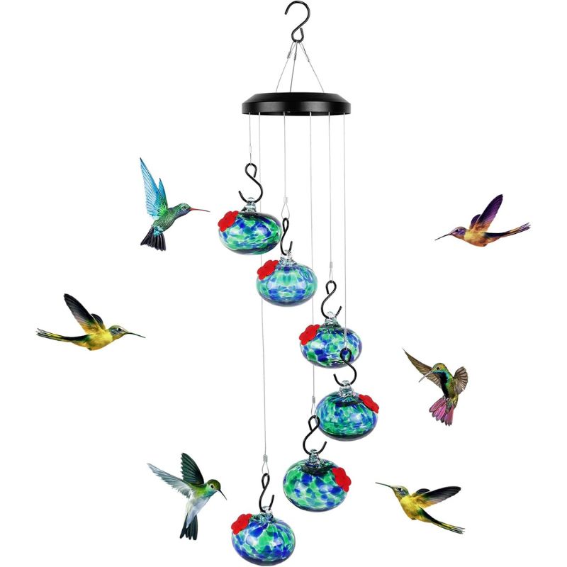 Sonatura™ - Charming Wind Chimes Hummingbird Feeder
