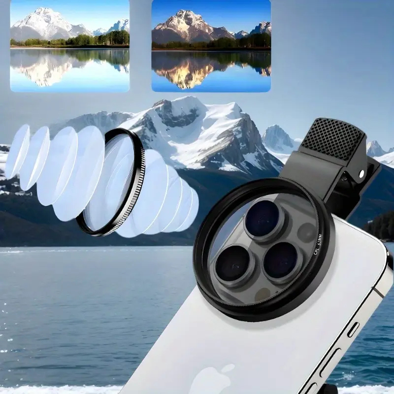 GlareGo™ - Glare-Reducing CPL Camera Filter for Smartphones (50% Off)