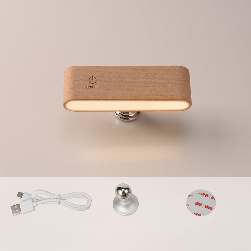 Sorinō™ – Minimalist Wood Lamp with Magnetic Charging Base (50% Off)