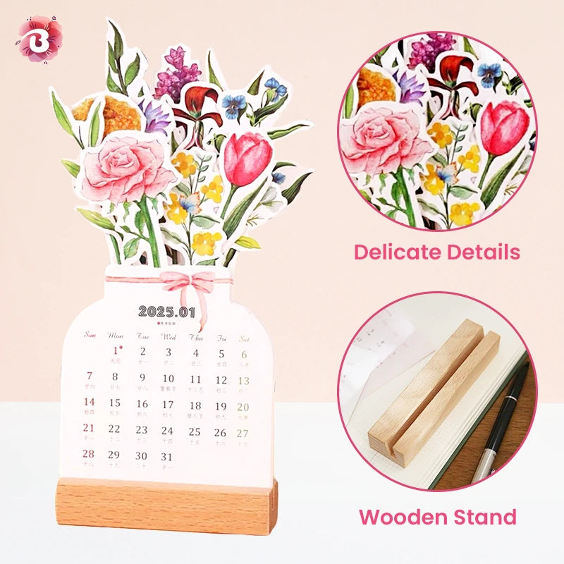 BloomyLog™ - 2025 Flower Calendar For A Fresh Start (50% Off)
