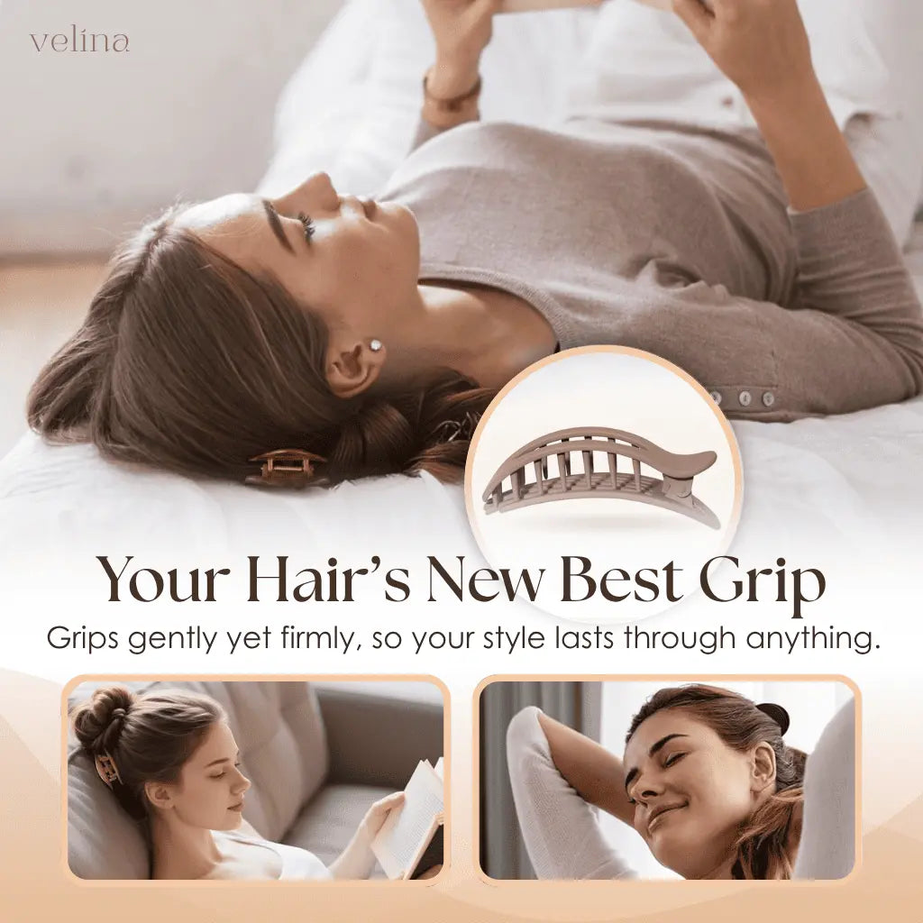 Velina™ - Set of 4 Flat Comfort Clips (50% Off)