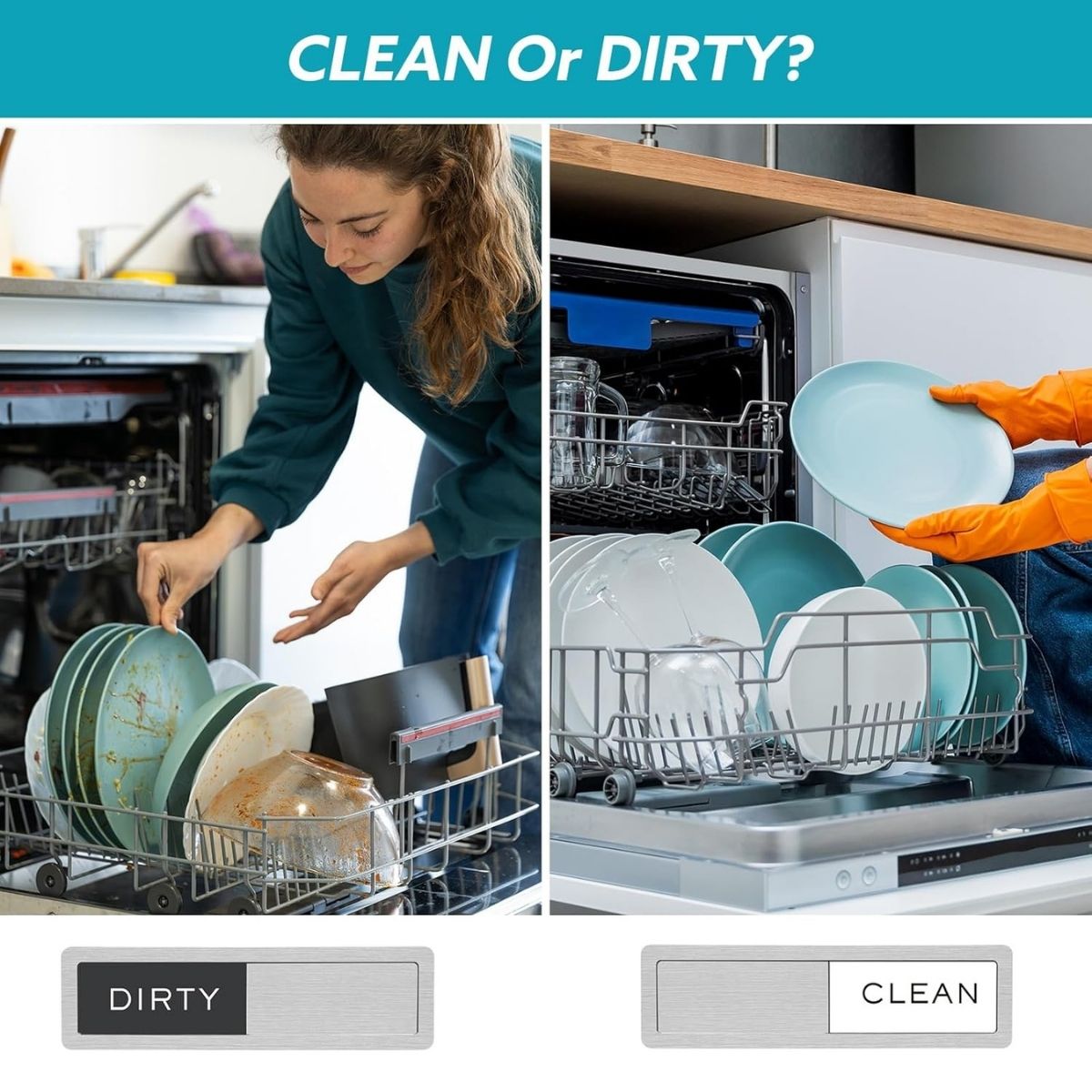 FlipBright™ – Non-Scratch Dishwasher Sign for Kitchen Clarity (50% Off)