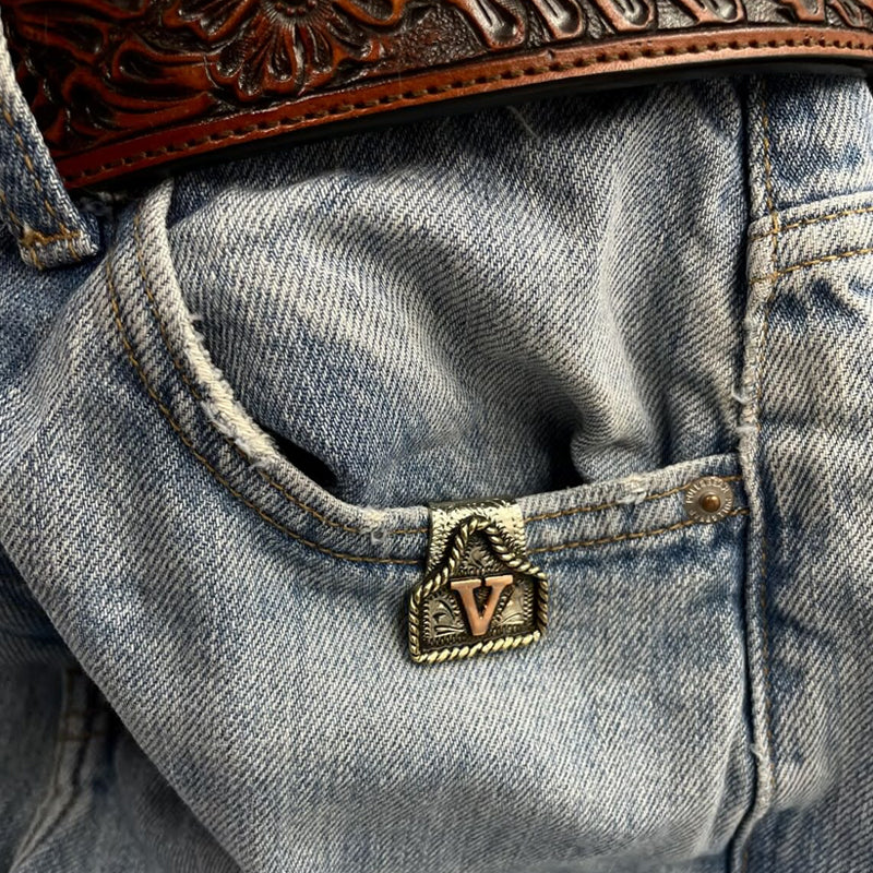 Rodeaux™ – Western Initial Key Clip (50% Off)