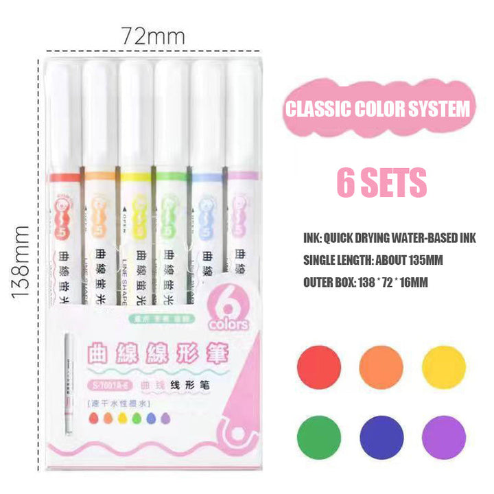Inkaway™ - 6 Magic Pattern Art Pens (50% Off)