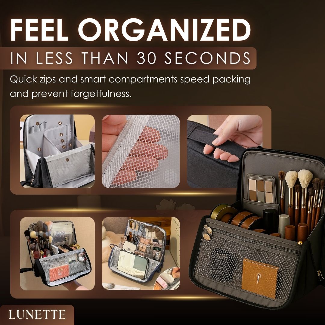 Lunette™ – Keep Your Makeup Neatly Packed (50% Off)