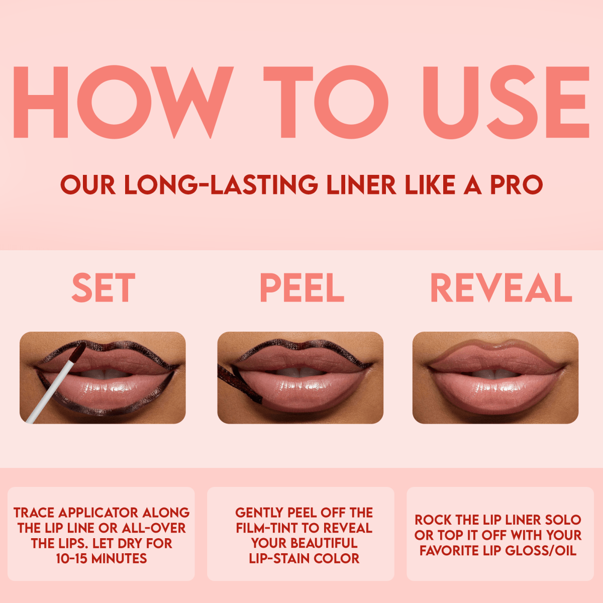 Peelix™ - Lip Stain Peel & Reveal (1+2 Free) - Evesbury