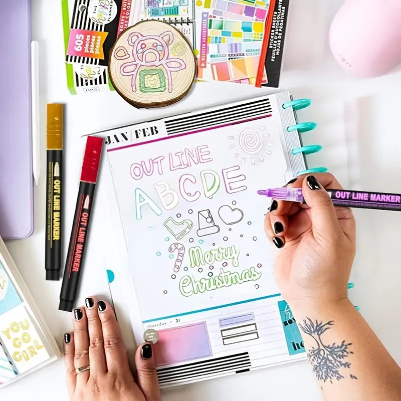 Inklume™ – 3D Metallic Pens For Craft (50% Off)
