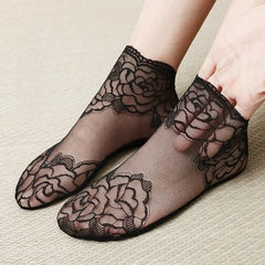 Feeluxe™ - Elegant Lace Socks From Cool, Breathable Mesh (60% Off)