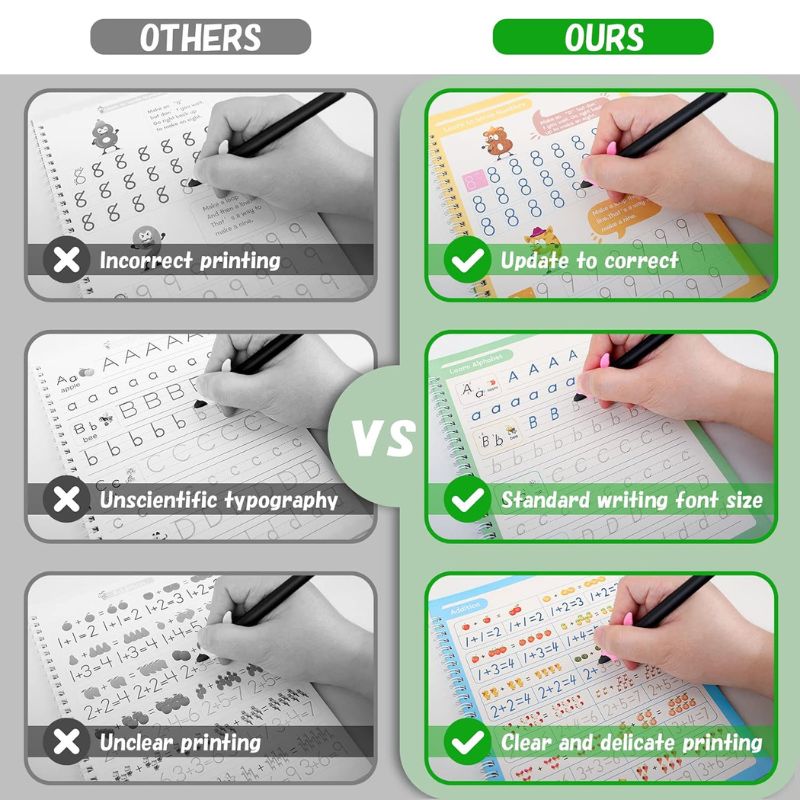 MagicGroove™ - Magic Handwriting Practice Book (50% Off)