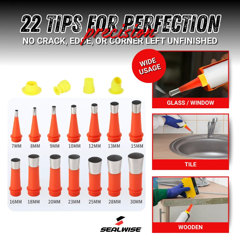 Sealwise™ – Multi-Tip Applicator Set for Smoother Sealing (50% Off)