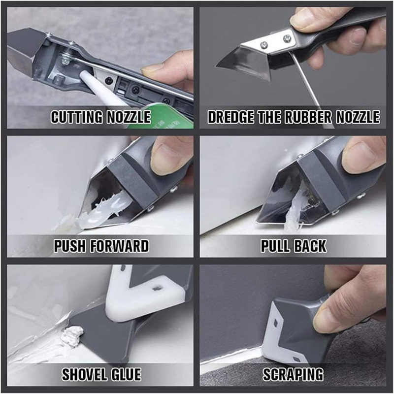 Caulkminds™ 4XM - 3-In-1 Caulking Tool