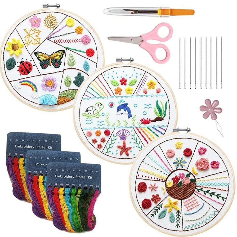 Embelia™ – Embroidery Starter Kit for Beginners (50% Off)