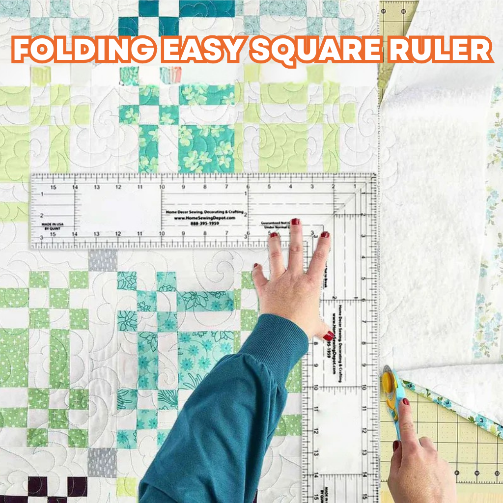 Quilta™ – Compact Square Ruler for Quilting Projects (50% Off)