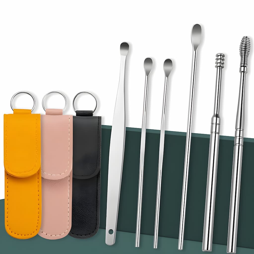 DermaClean™ - 6 - in - 1 Set Ear Wax Removal Kit (50% Off) - Evesbury