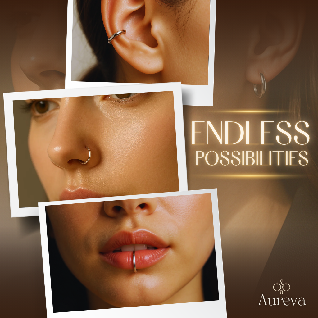 Aureva™ – Retractable Comfort Earrings (1+1 Free)