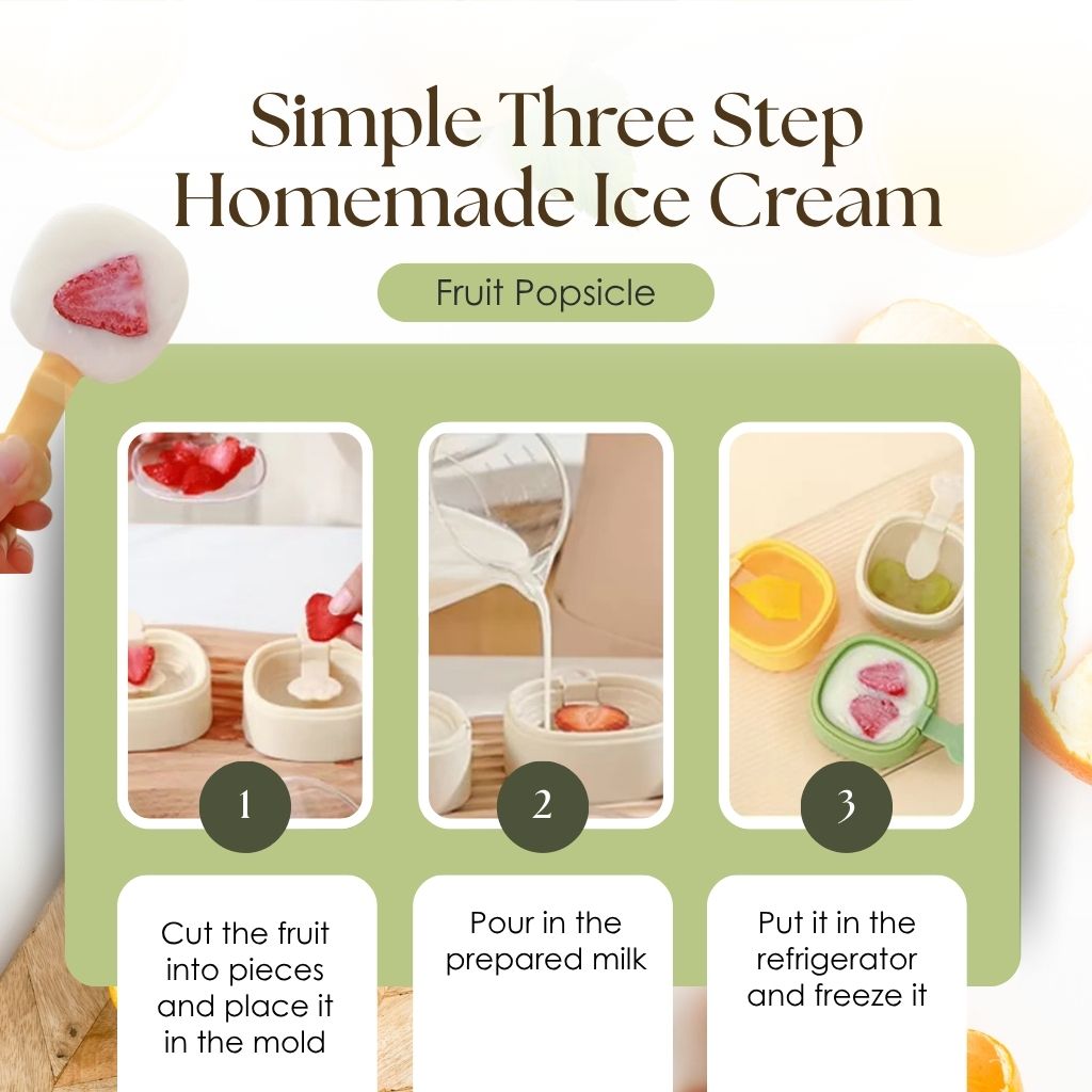 Frozenly™ - Homemade Popsicle Maker for Healthy Treats (2+2 Free)