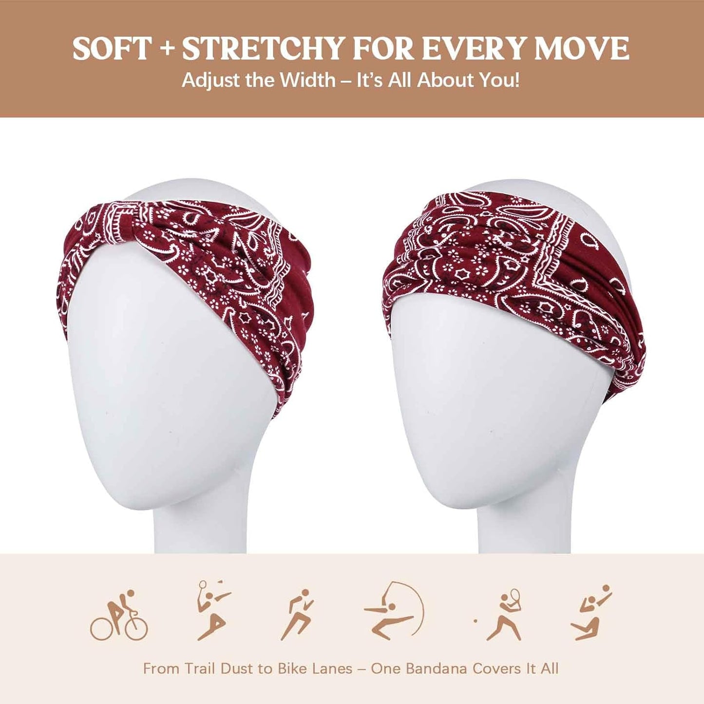 Bandanory™ – Soft Daily-Wear Bandana (2+2 Free)