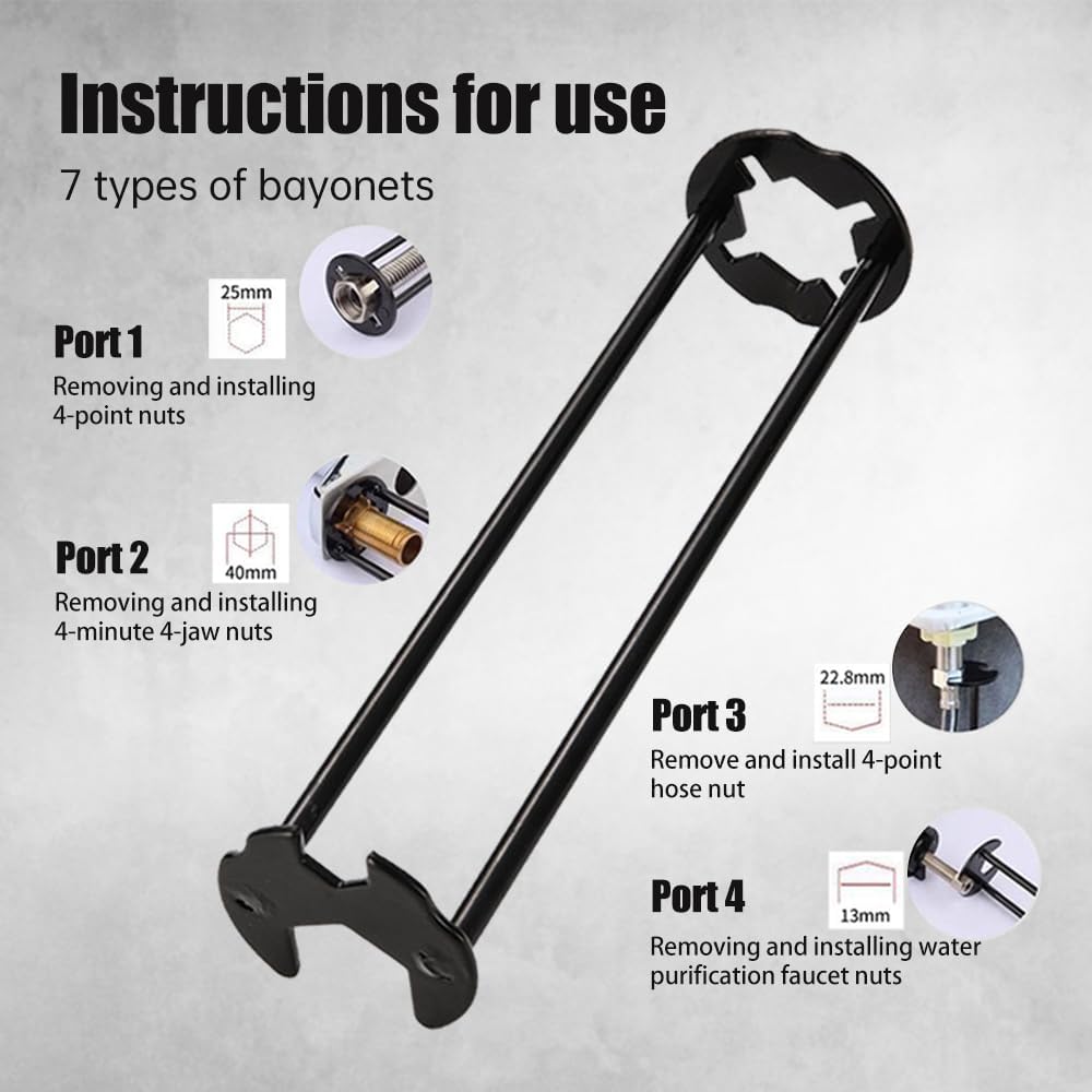 Barea™ - Multi - Function Sink Wrench for Easy Repairs (30% Off) - Evesbury
