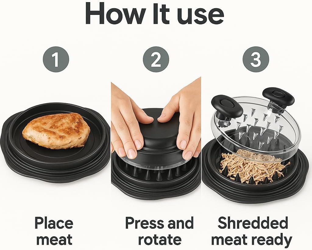Shredly™ - Quick Chicken Shredder