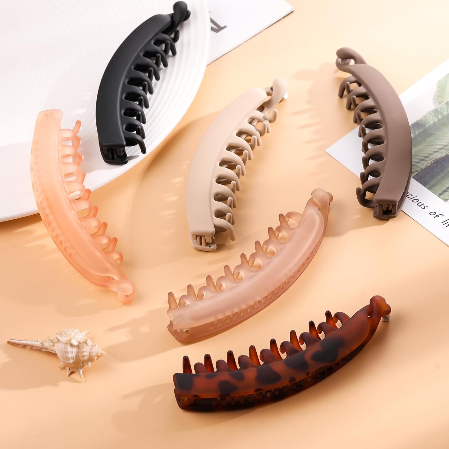 Velvina™ – Easy-Hold Banana Clips for All Hair Types (2+2 Free)