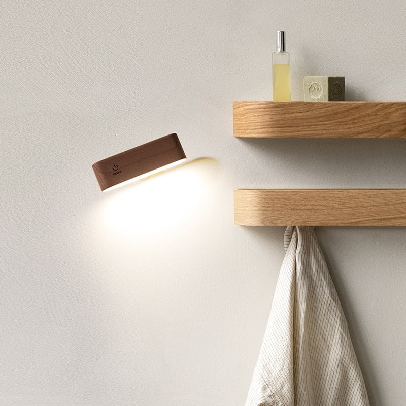 Sorinō™ – Minimalist Wood Lamp with Magnetic Charging Base (50% Off)