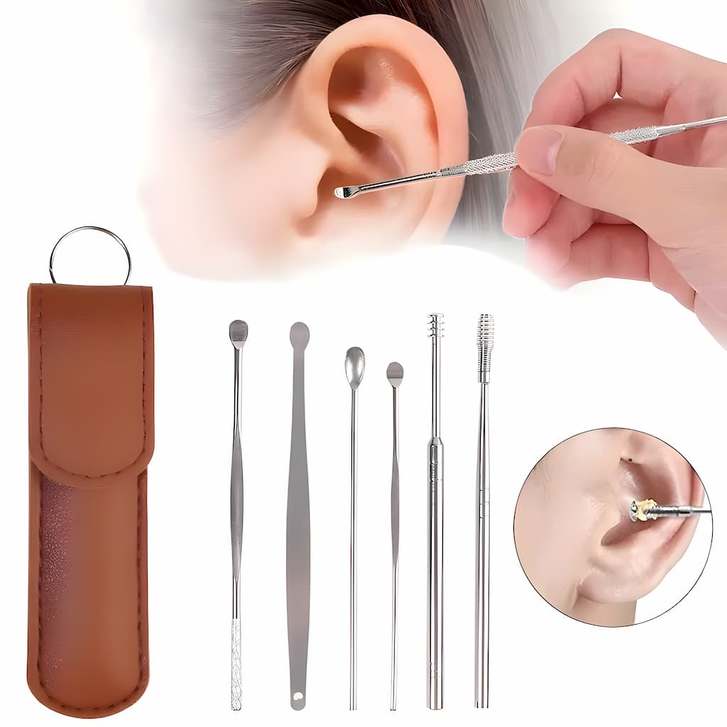 DermaClean™ - 6 - in - 1 Set Ear Wax Removal Kit (50% Off) - Evesbury