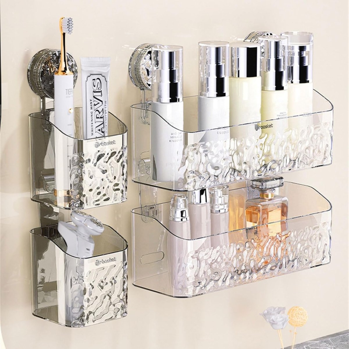 Barea™ - Lightweight Suction Shelf with Glacier Design (50% Off) - Evesbury