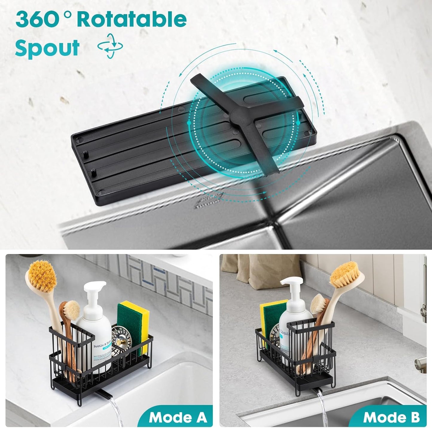 TidyDock™ - Compact Self-Draining Sink Organizer (50% Off)