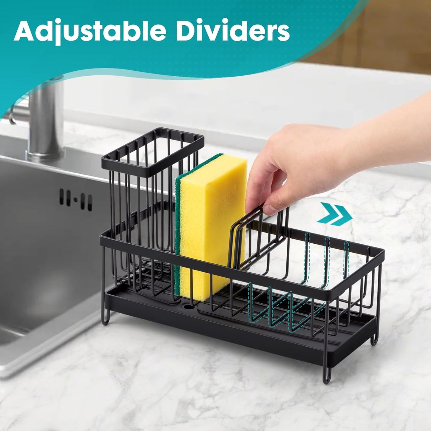 TidyDock™ - Compact Self-Draining Sink Organizer (50% Off)