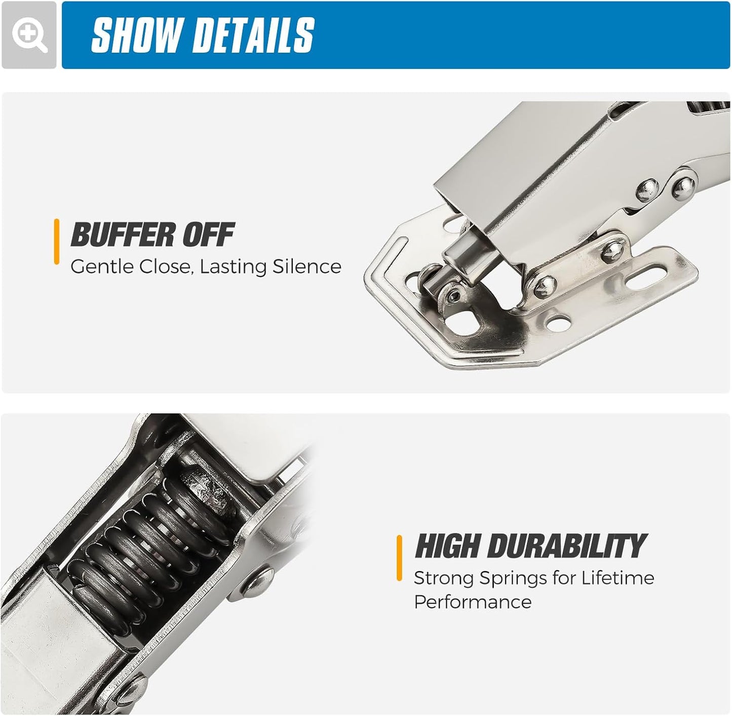 Cabriya™ – Soft Close Cabinet Hinges (50% Off)