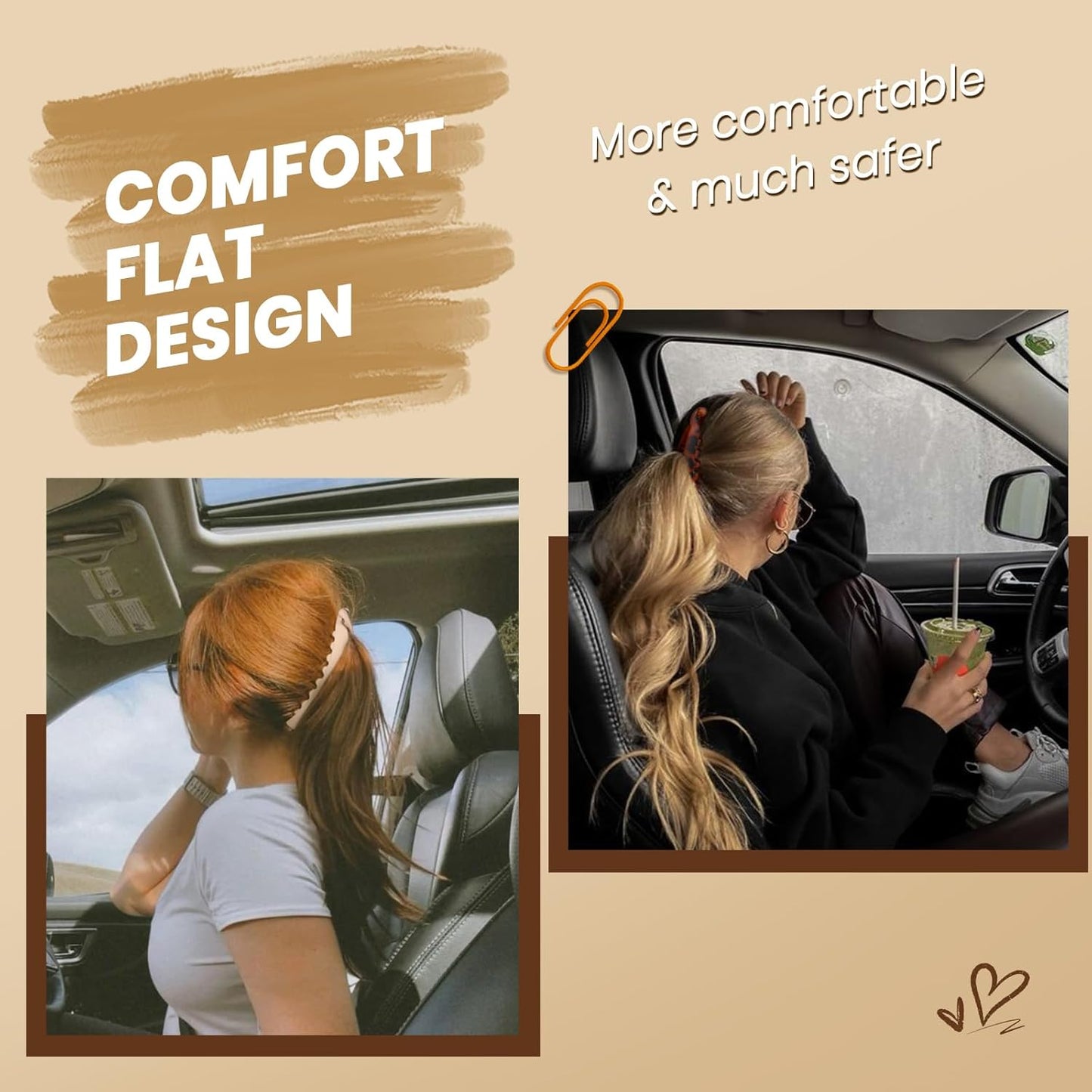 Velvina™ – Easy-Hold Banana Clips for All Hair Types (2+2 Free)