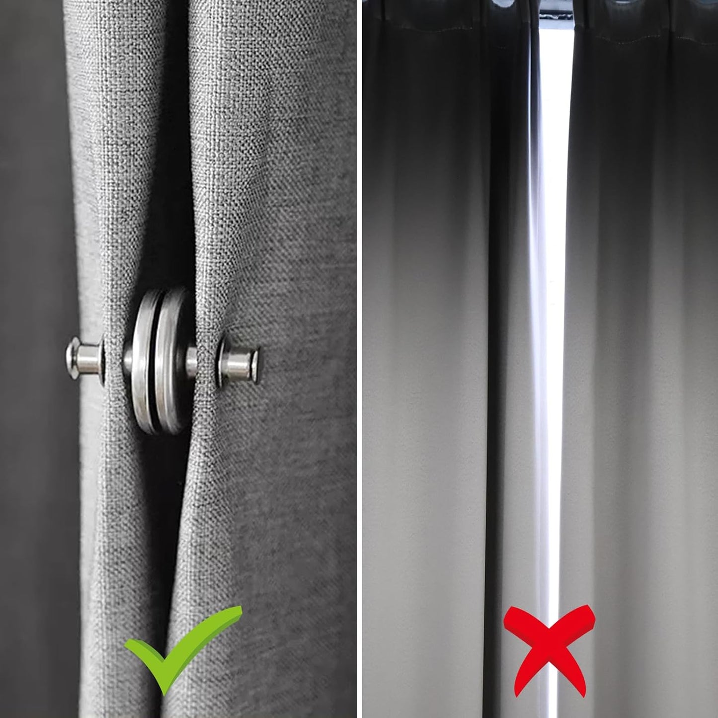 AuraClip™ – 10 Pairs Magnetic Curtain Closure Patch (50% Off)