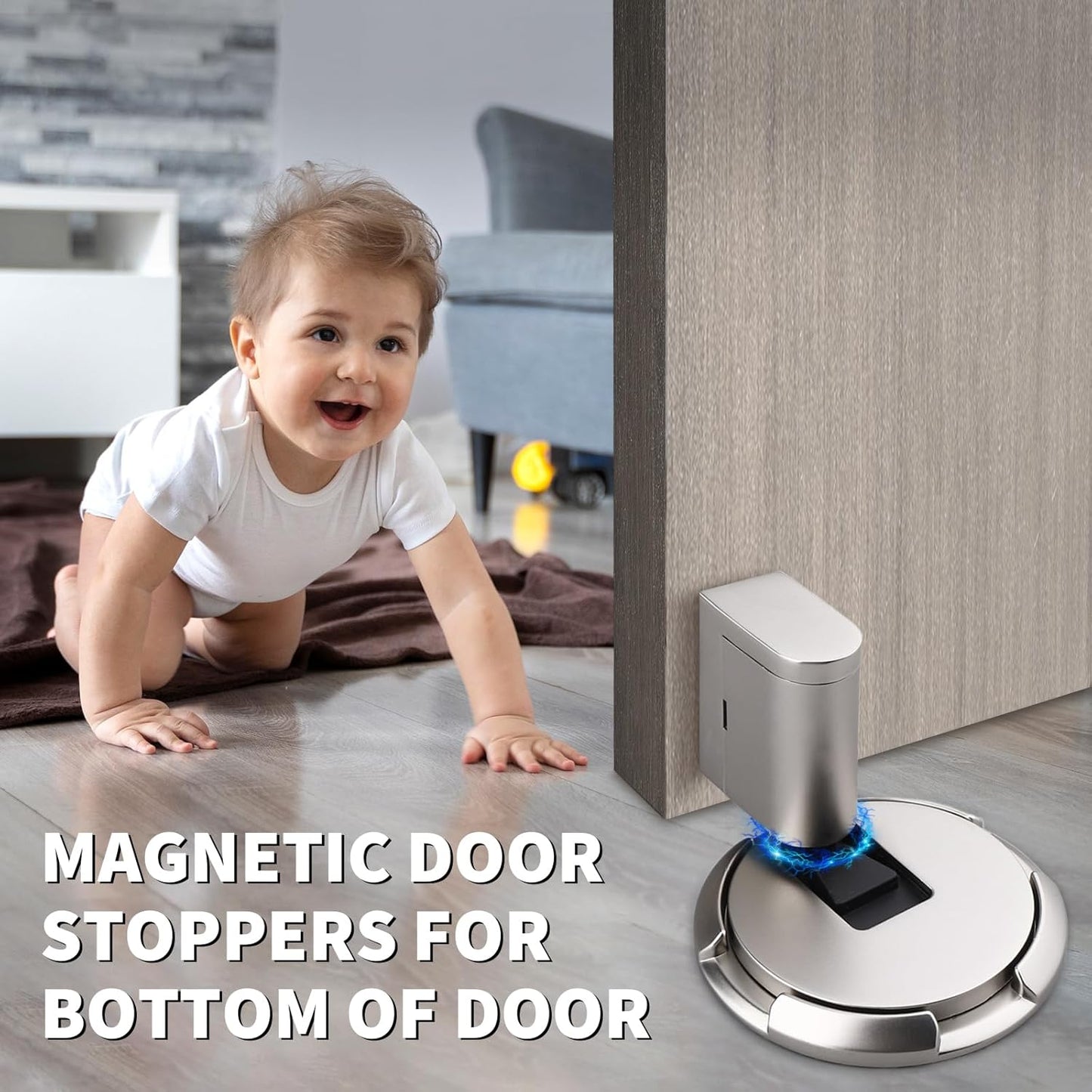 Aluvia™ – Brushed Nickel Door Stopper (50% Off)