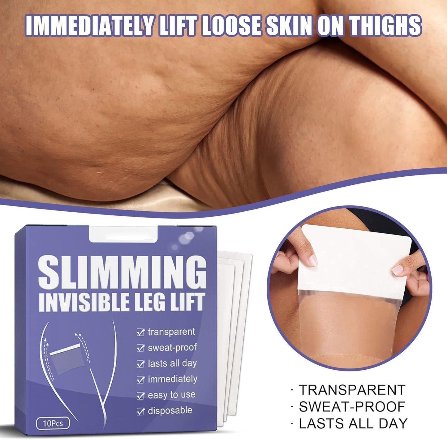 InvisiTight™ - Invisible Thigh Lift Patches for Instant Confidence (1+2 Free)