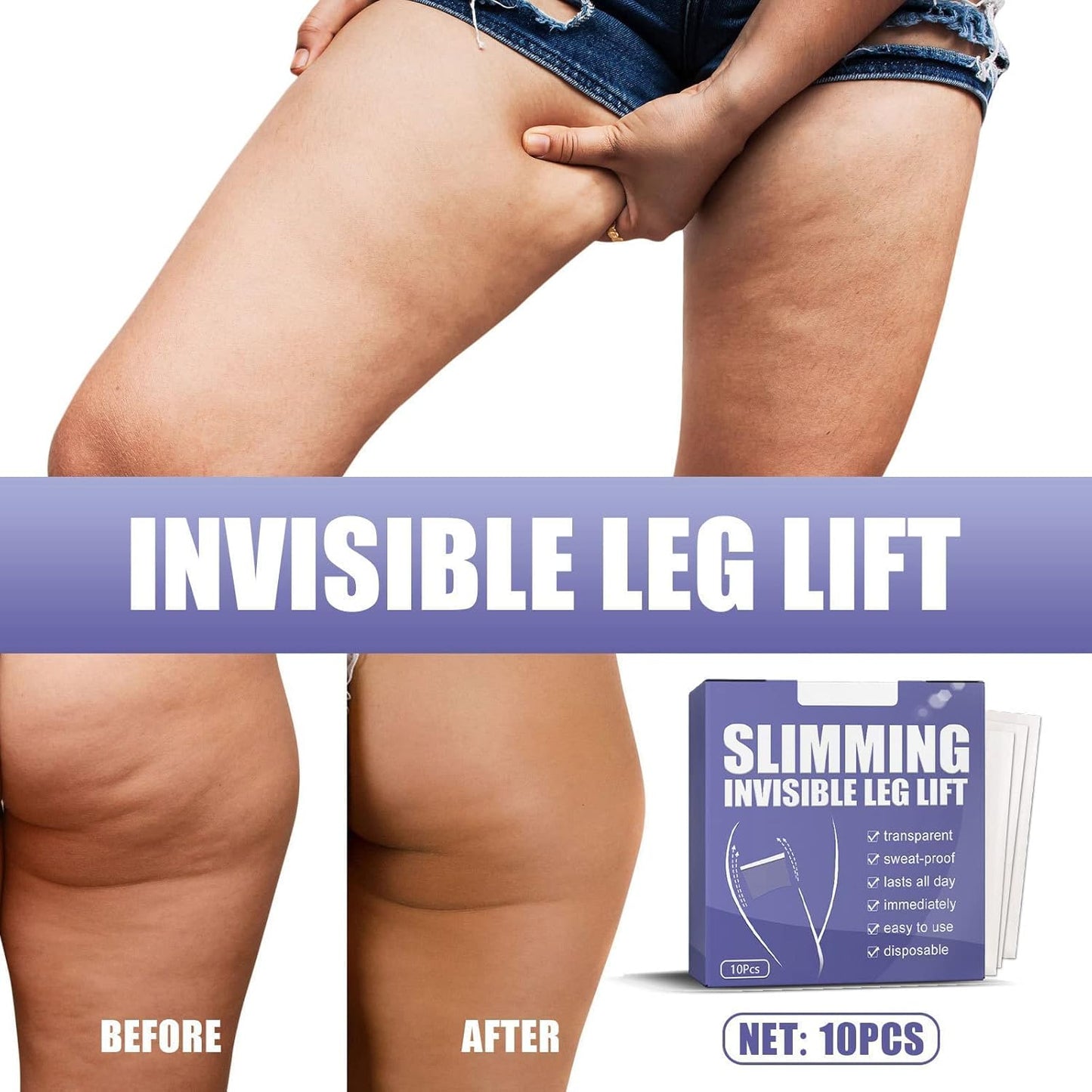 InvisiTight™ - Invisible Thigh Lift Patches for Instant Confidence (1+2 Free)