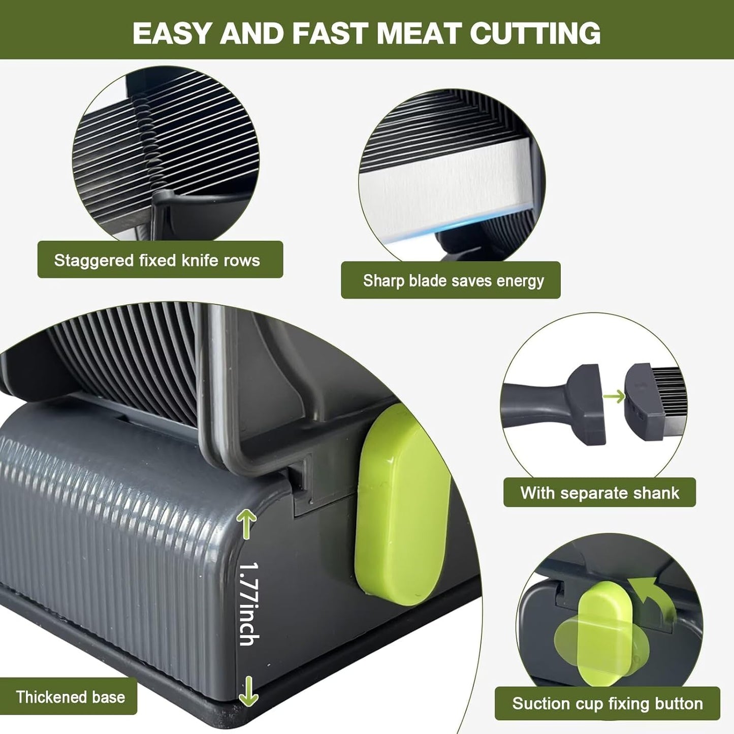 SliceSmith™ - Fresh Meat Cutter for Easy Slicing Set