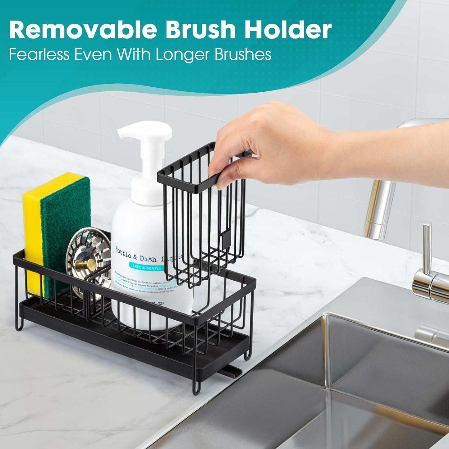TidyDock™ - Compact Self-Draining Sink Organizer (50% Off)
