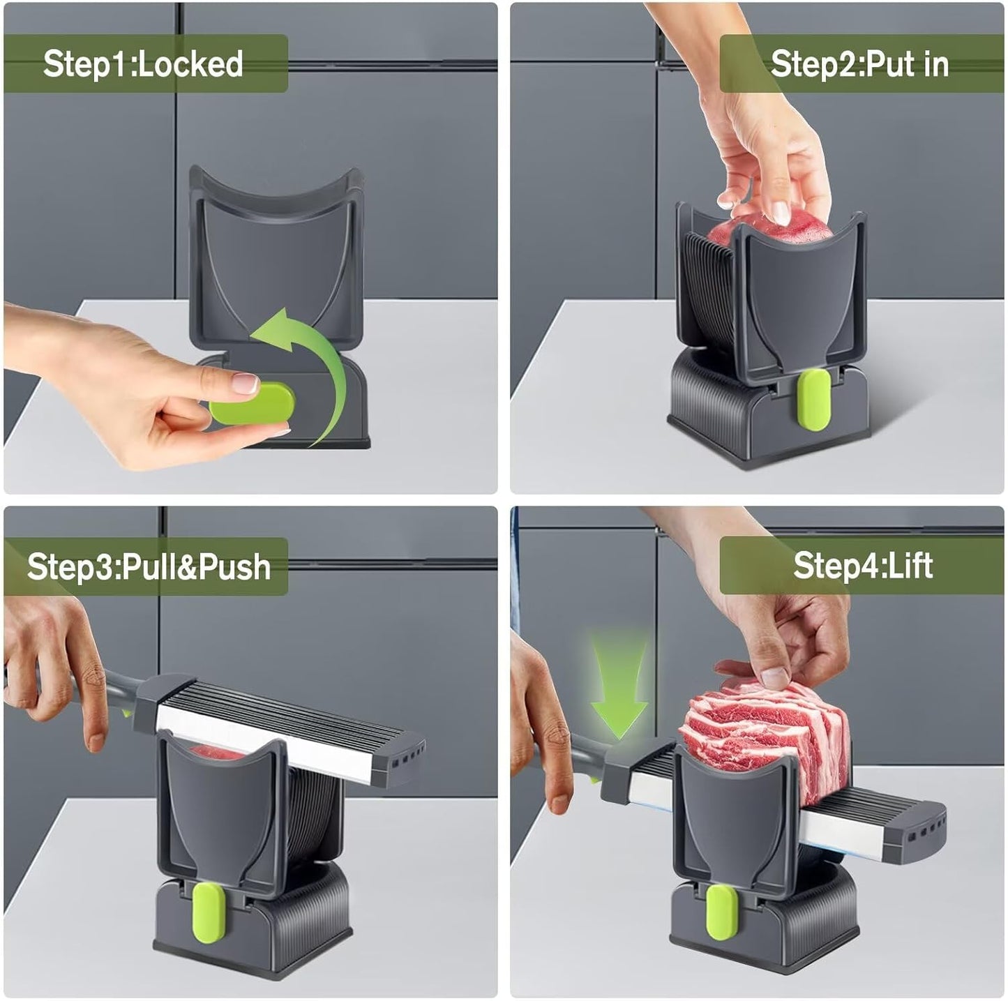 SliceSmith™ - Fresh Meat Cutter for Easy Slicing Set