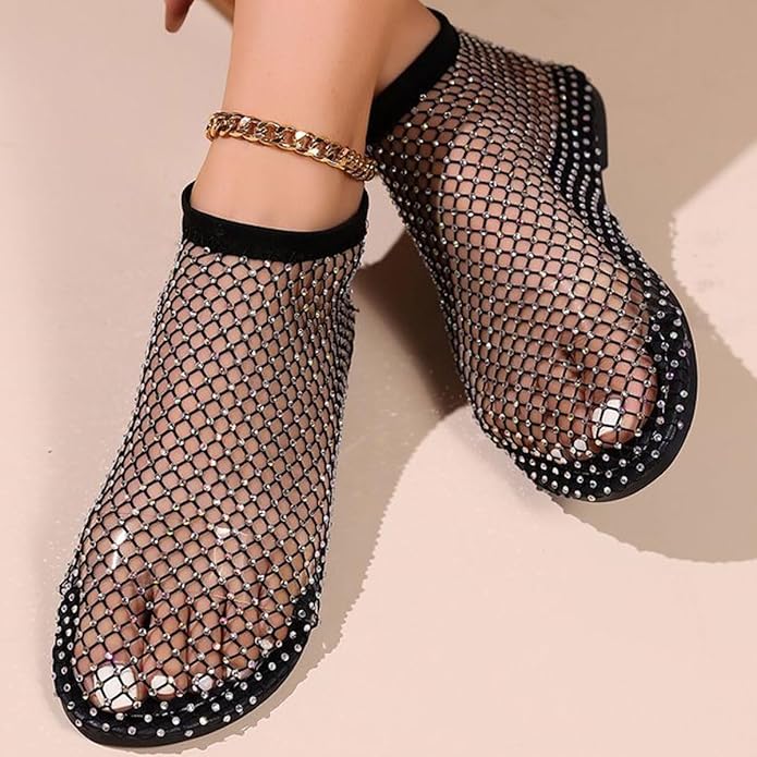 Luxiva™ - LX+ Shimmer Step Rhinestone Flats (60% Off)