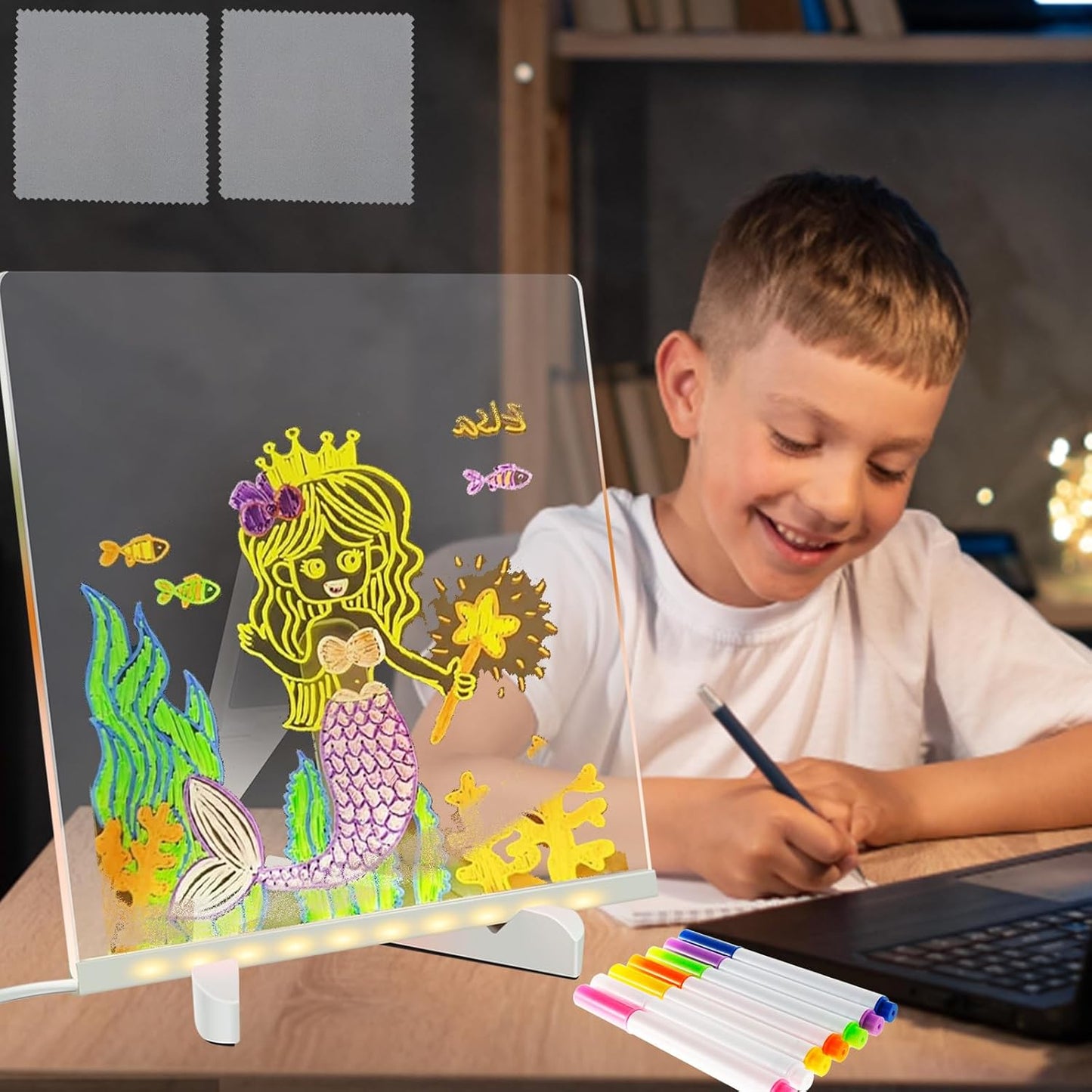 Gleamo™ - Glowing Acrylic Note Board (50% Off)