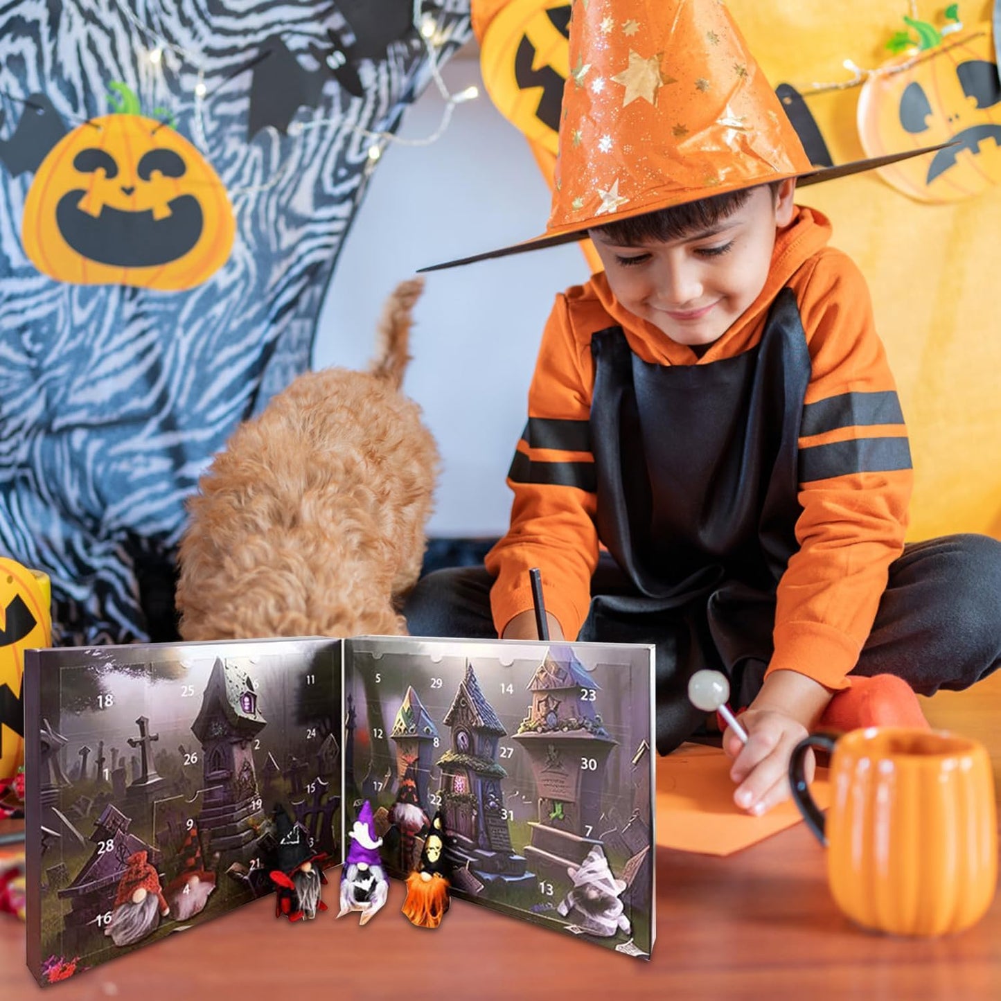 Mystickle™ – Halloween Countdown Gnome Advent Calender (50% Off)