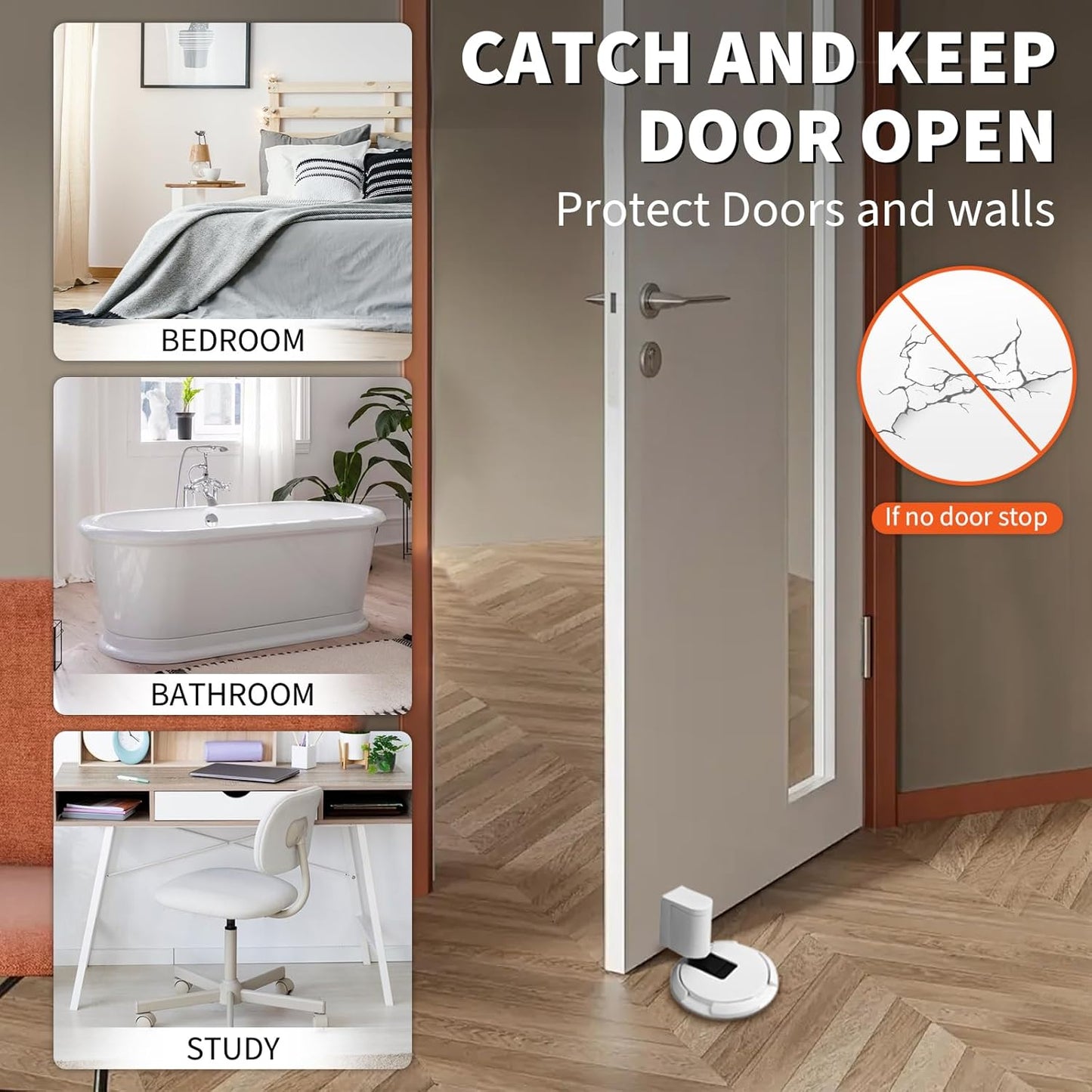 Aluvia™ – Brushed Nickel Door Stopper (50% Off)