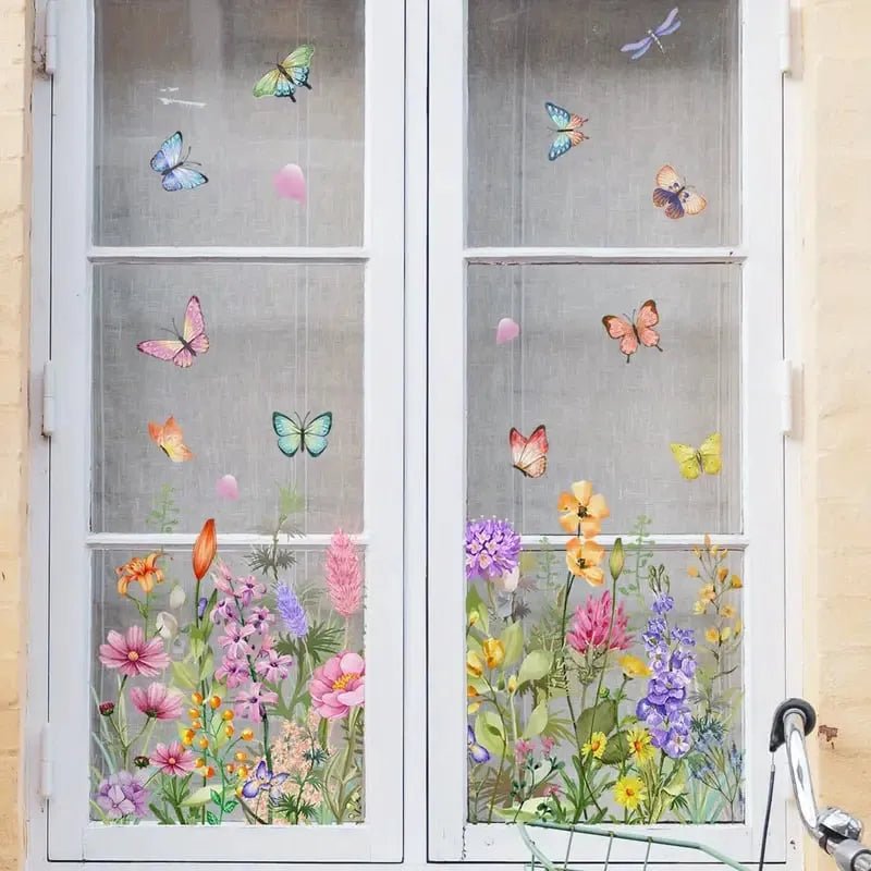 Florenza™ - Floral Window Stickers for a Bright Spring Refresh (2+1 Free) - Evesbury