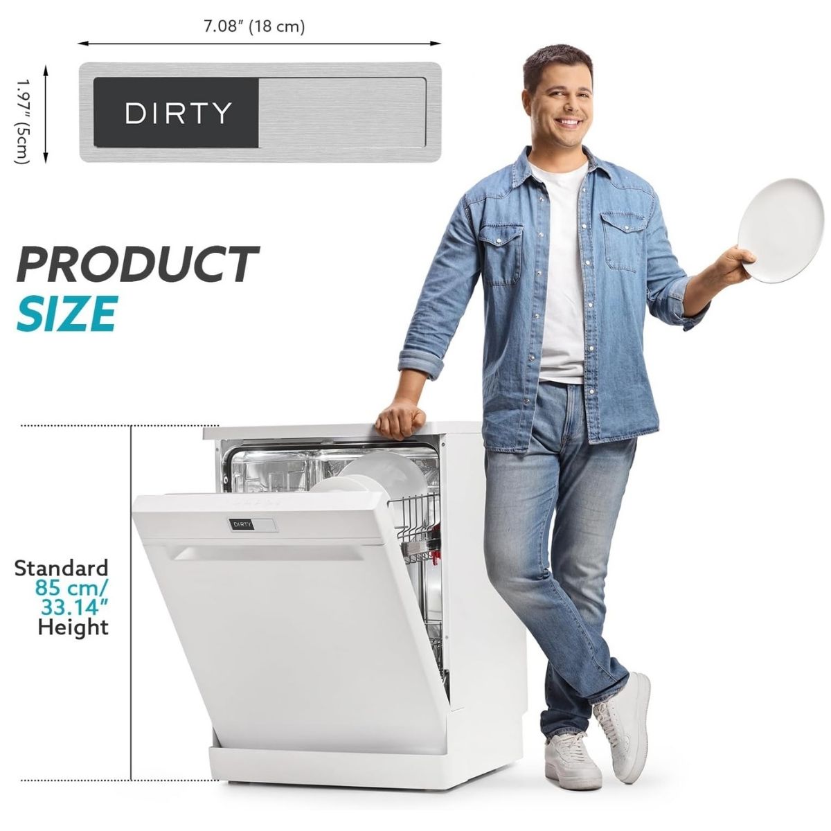 FlipBright™ – Non-Scratch Dishwasher Sign for Kitchen Clarity (50% Off)