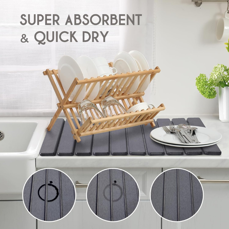 Overa™ - Quick-Dry Counter Mat for Clean Kitchens (50% Off)